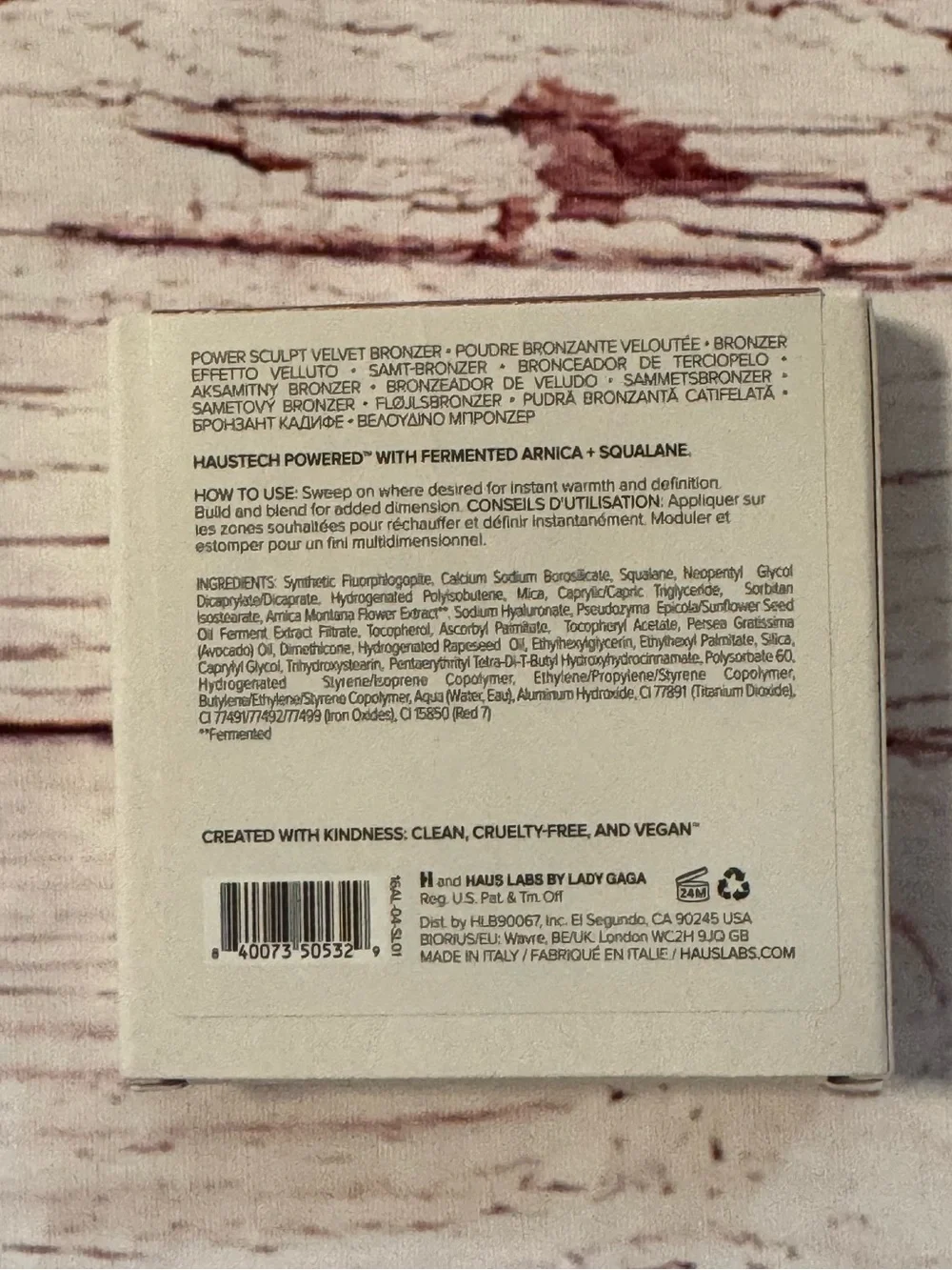 NIB Haus Labs by Lady Gaga Power Sculpt Powder Bronzer in Bronzed Umber Light
